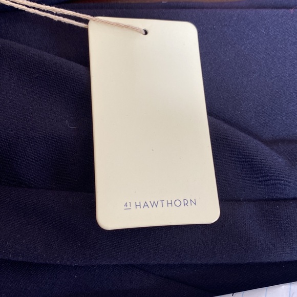 HAWTHORN 41 LUCIDA COLORBLOCK SLEEVELESS KNIT DRESS NAVY/PINK SIZE L - Picture 4 of 4